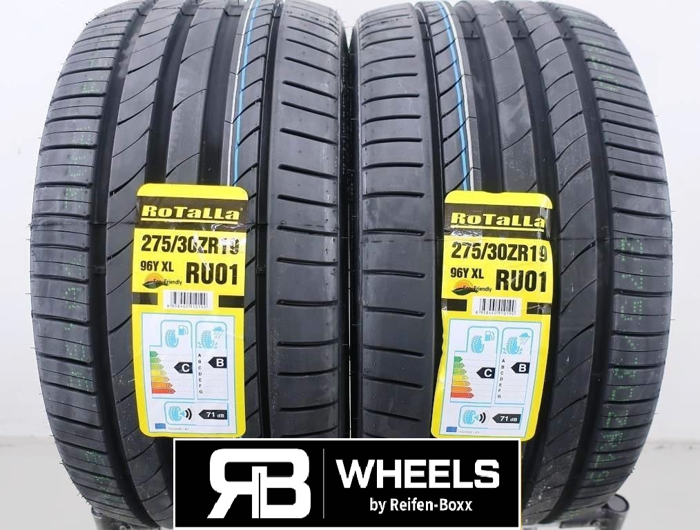 2 x Neureifen Sommerreifen Rotalla RU01 S275/30R19 96Y C, B, 71dB  XL