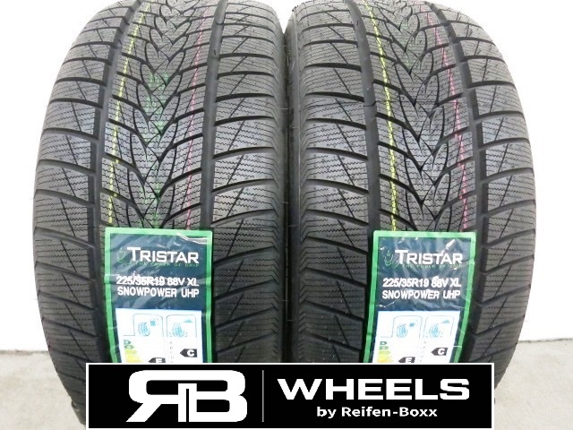 2 x Neureifen Winterreifen Tristar SNOWPOWER UHP W225/35R19 88V E, C, 72dB  XL