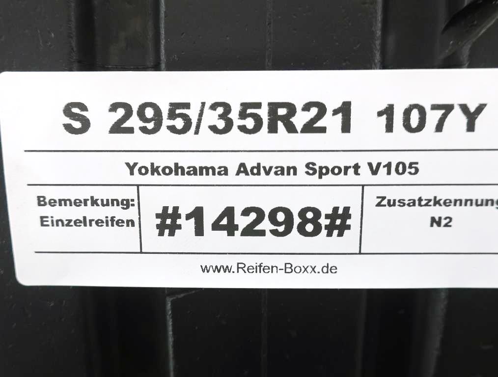 1 x Gebrauchtreifen Sommerreifen Yokohama Advan Sport V105 S295/35R21 107Y N2