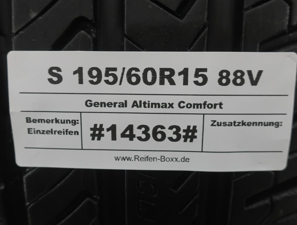 Vorschau: 1 x Gebrauchtreifen Sommerreifen General Altimax Comfort S195/60R15 88V