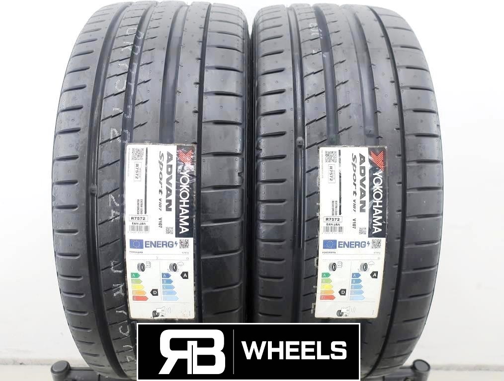 Vorschau: 2 x Neureifen Sommerreifen Yokohama Advan Sport V107 S225/35R20 (90Y) D, A, 71dB XL