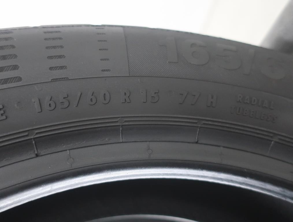 Vorschau: 2 x Gebrauchtreifen Sommerreifen Continental EcoContact 5 S165/60R15 77H