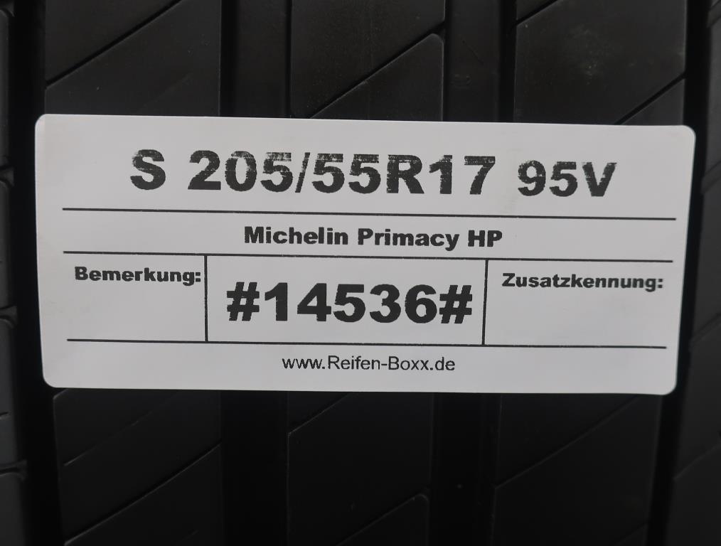 Vorschau: 2 x Gebrauchtreifen Sommerreifen Michelin Primacy HP S205/55R17 95V