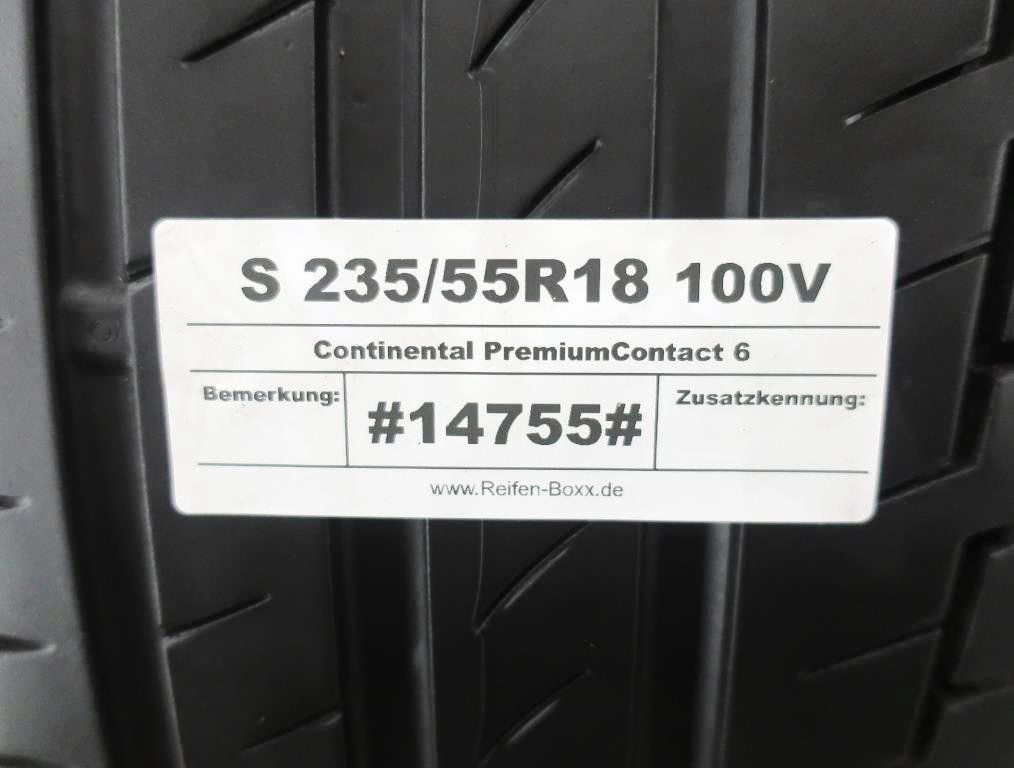 2 x Gebrauchtreifen Sommerreifen Continental PremiumContact 6 S235/55R18 100V