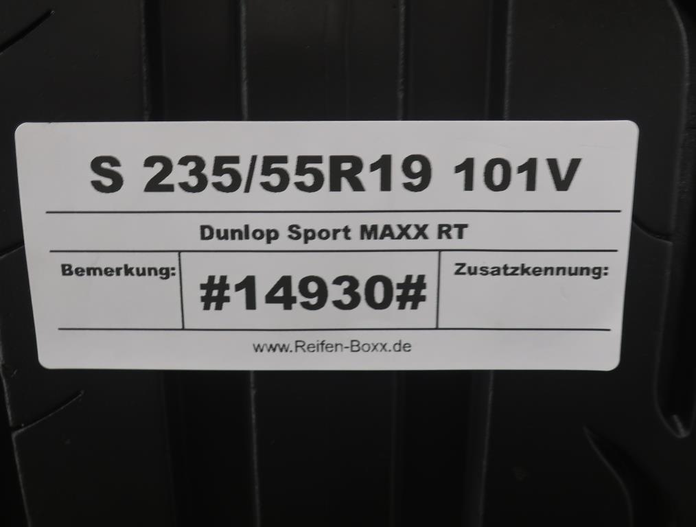 2 x Gebrauchtreifen Sommerreifen Dunlop Sport MAXX RT S235/55R19 101V