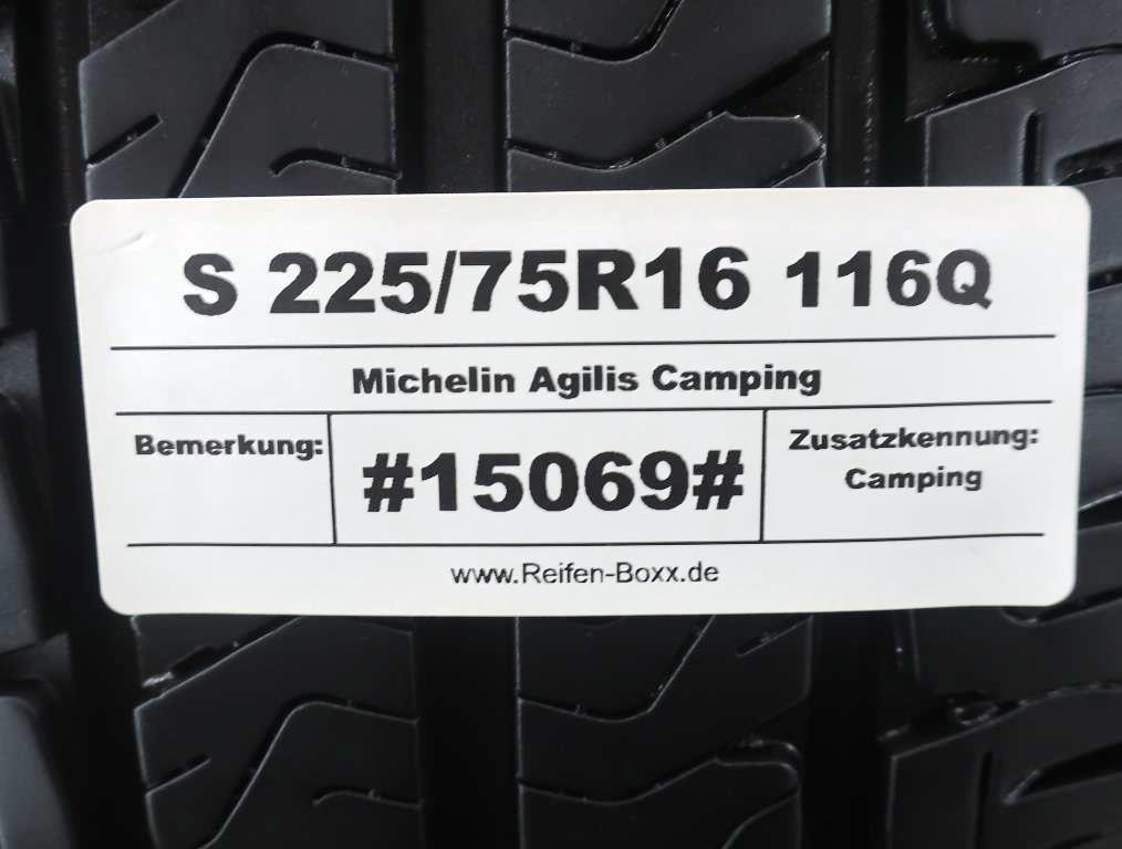 Vorschau: 2 x Gebrauchtreifen Sommerreifen Michelin Agilis Camping S225/75R16 116Q Camping