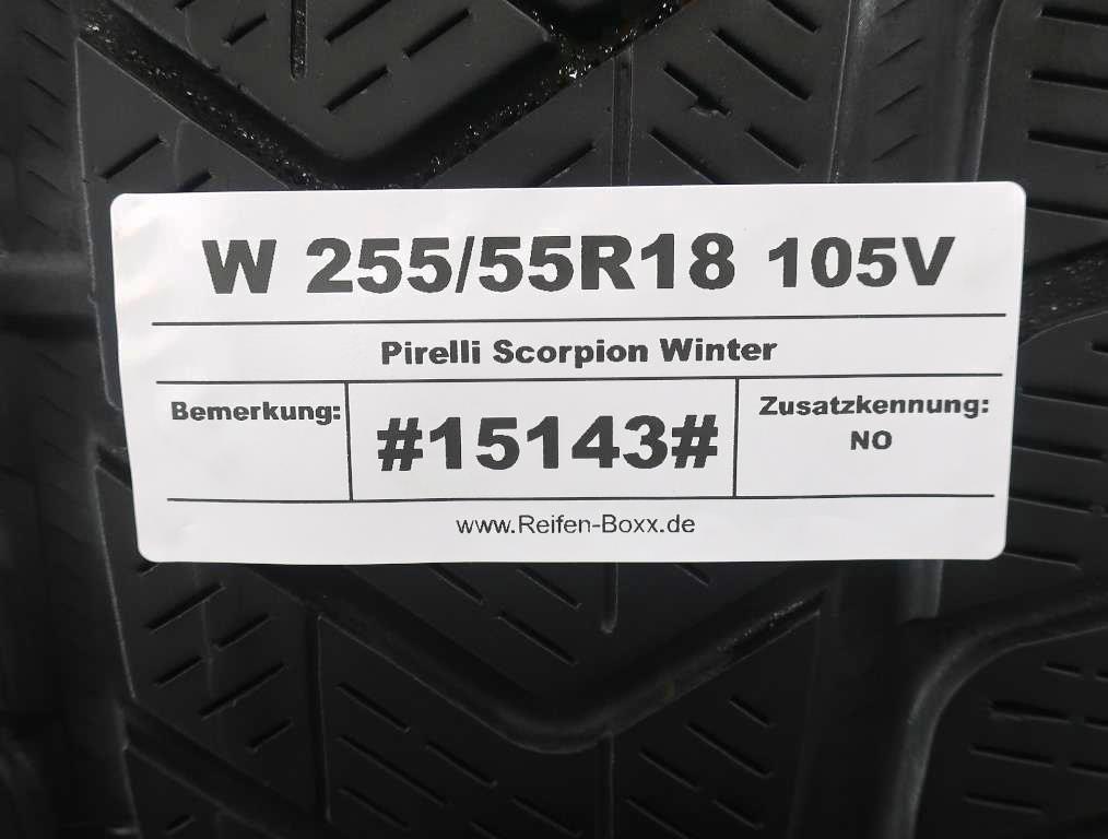 2 x Gebrauchtreifen Winterreifen Pirelli Scorpion Winter W255/55R18 105V NO