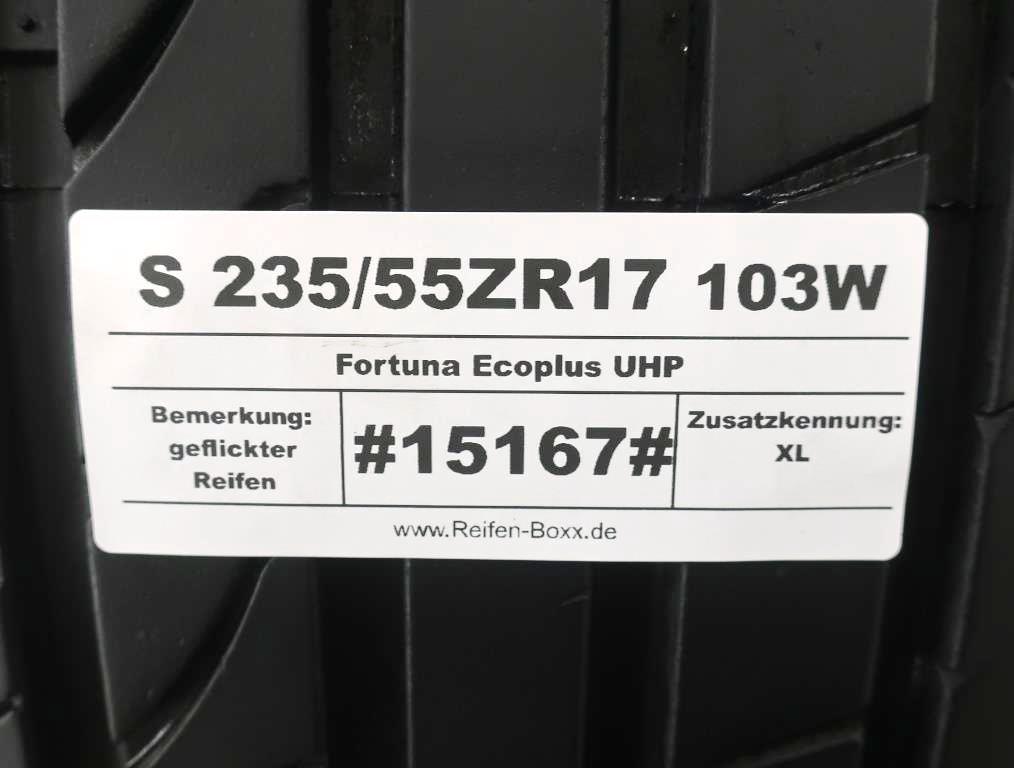 Vorschau: 2 x Gebrauchtreifen Sommerreifen Fortuna Ecoplus UHP S235/55R17 103W XL