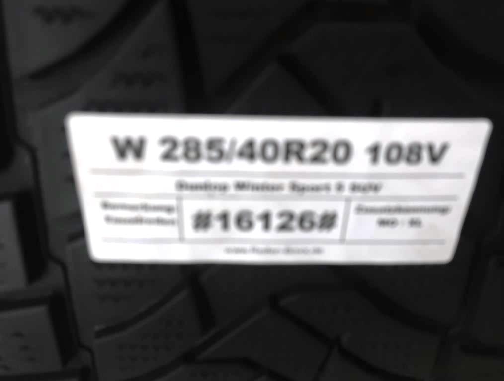 1 x Gebrauchtreifen Winterreifen Dunlop Winter Sport 5 SUV W285/40R20 108V MO / XL