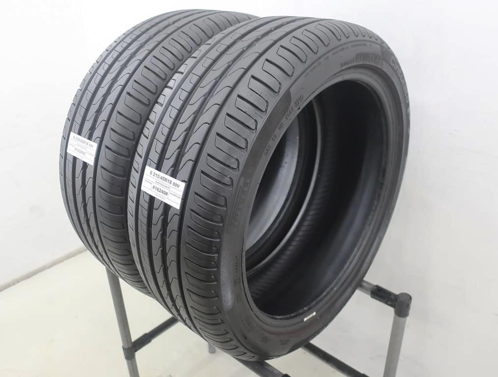 Vorschau: 2 x Gebrauchtreifen Sommerreifen Pirelli Cinturato P7 S215/45R18 89V