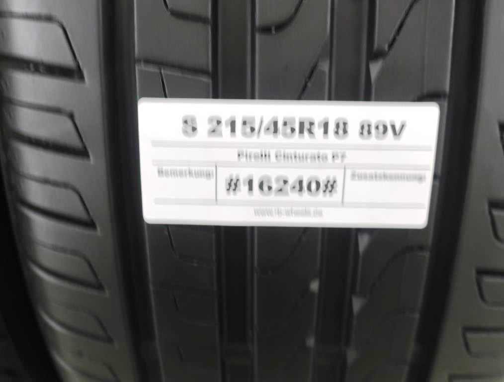 Vorschau: 2 x Gebrauchtreifen Sommerreifen Pirelli Cinturato P7 S215/45R18 89V