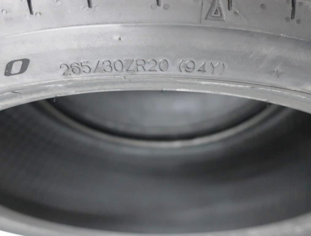 Vorschau: 2 x Neureifen Sommerreifen Falken Azenis FK520 S265/30R20 (94Y) C, A, 70dB XL / ZR / MFS