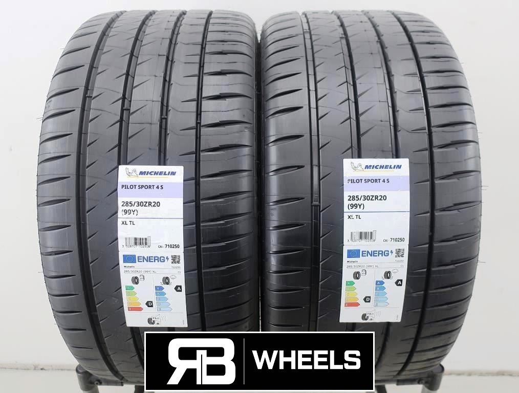 2 x Neureifen Sommerreifen Michelin Pilot Sport 4 S S285/30R20 (99Y) D, A, 73dB  ZR / FSL