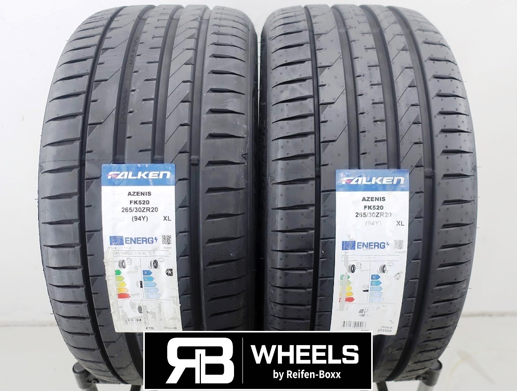 2 x Neureifen Sommerreifen Falken Azenis FK520 S265/30R20 (94Y) C, A, 70dB DOT0000 XL / ZR  / MFS