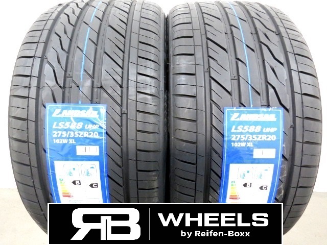 Vorschau: 2 x Neureifen Sommerreifen Landsail LS588 UHP S275/35R20 102W B, C, 70dB XL